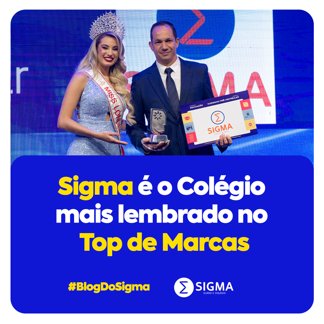 Sigma é o pré-vestibular mais lembrado no Top de Marcas de Londrina