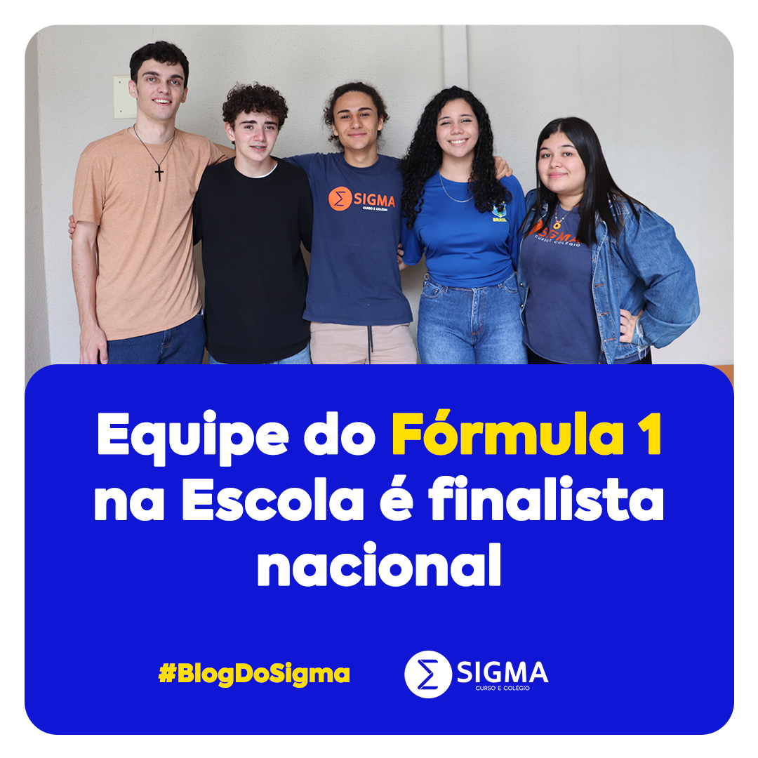 Equipe do Colégio Sigma vai para finais do ‘Fórmula 1 na Escola'