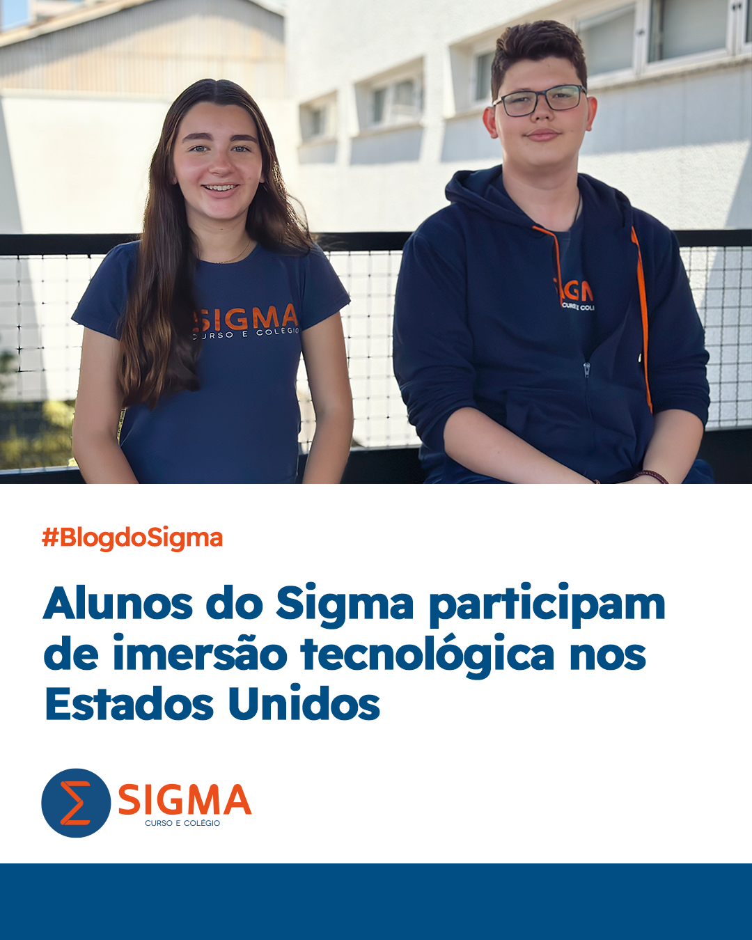 Estudantes do Sigma participam de imers&atilde;o tecnol&oacute;gica nos Estados Unidos
