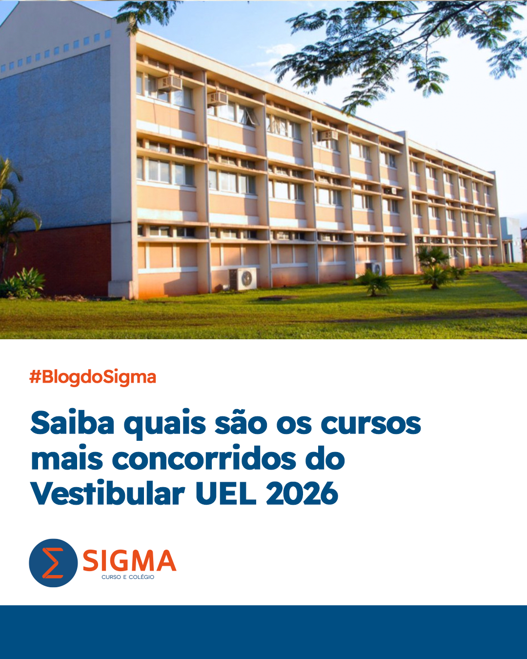 Vestibular UEL 2026: Medicina &eacute; o curso mais concorrido, seguido de Biomedicina e Psicologia