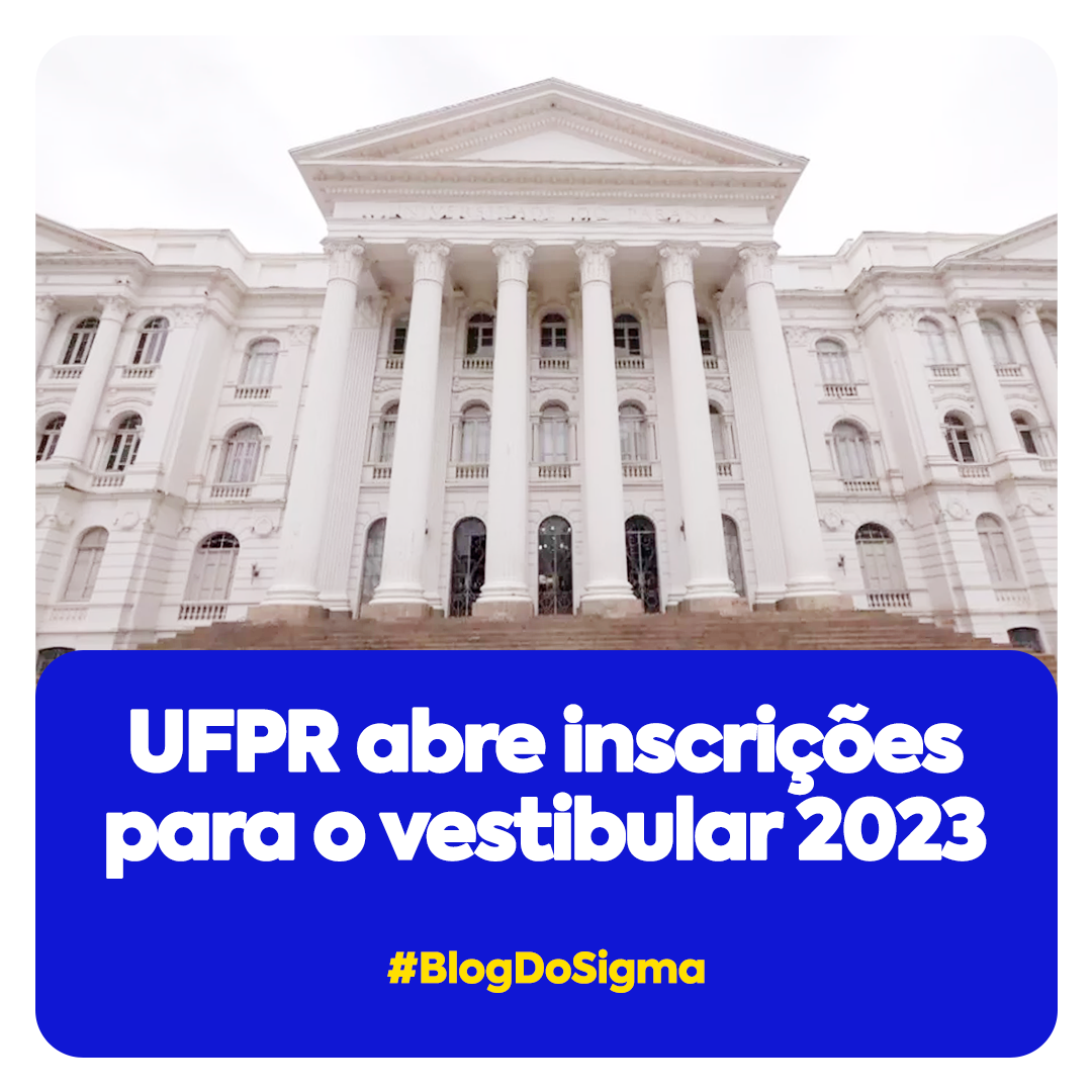 UFPR abre inscrições para o vestibular 2023