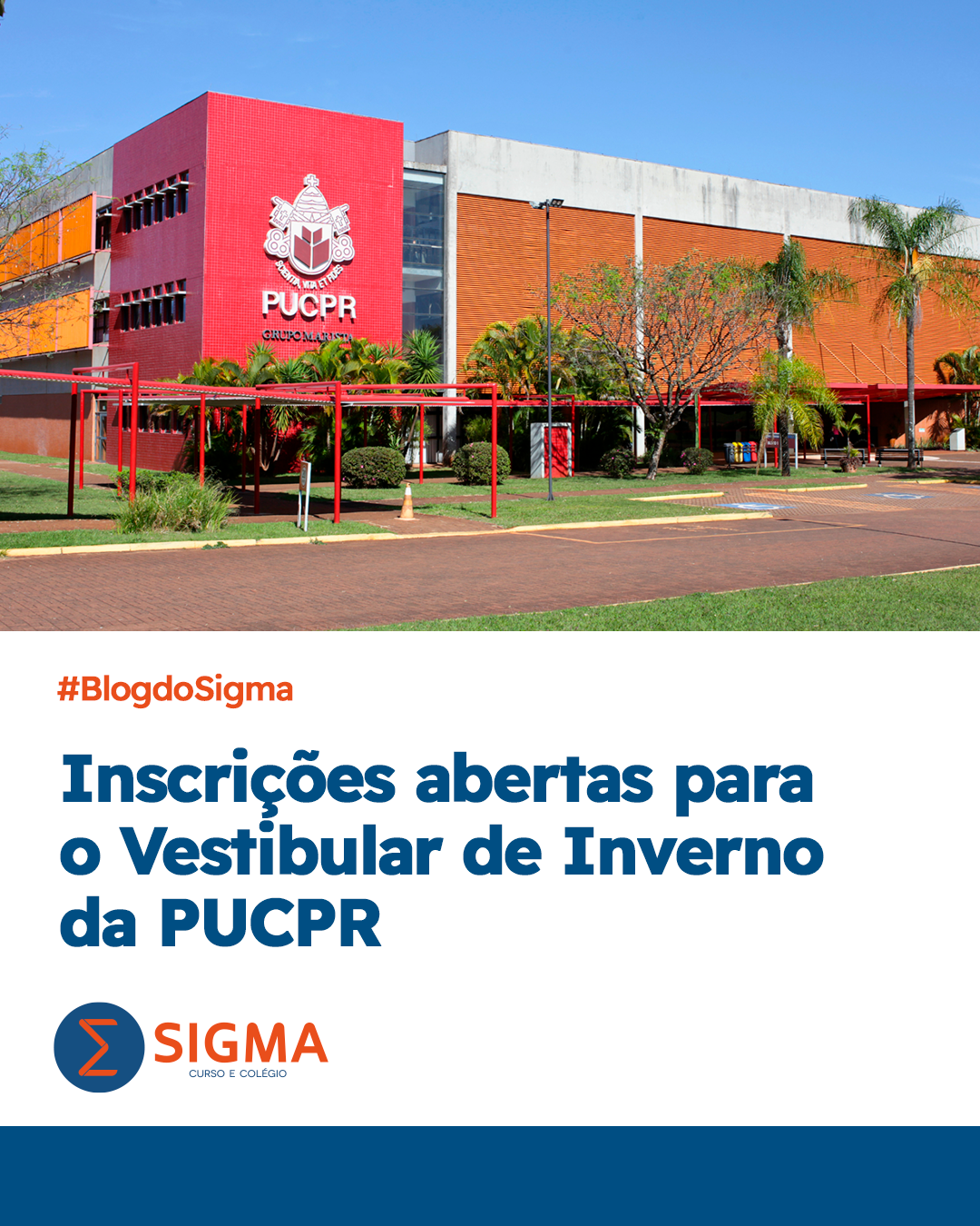 Vestibular de Inverno 2025 da PUCPR com inscrições abertas