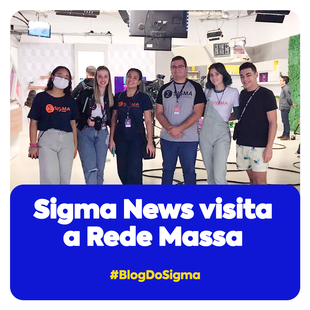 Alunos do Sigma News visitam estúdios da Rede Massa em Londrina