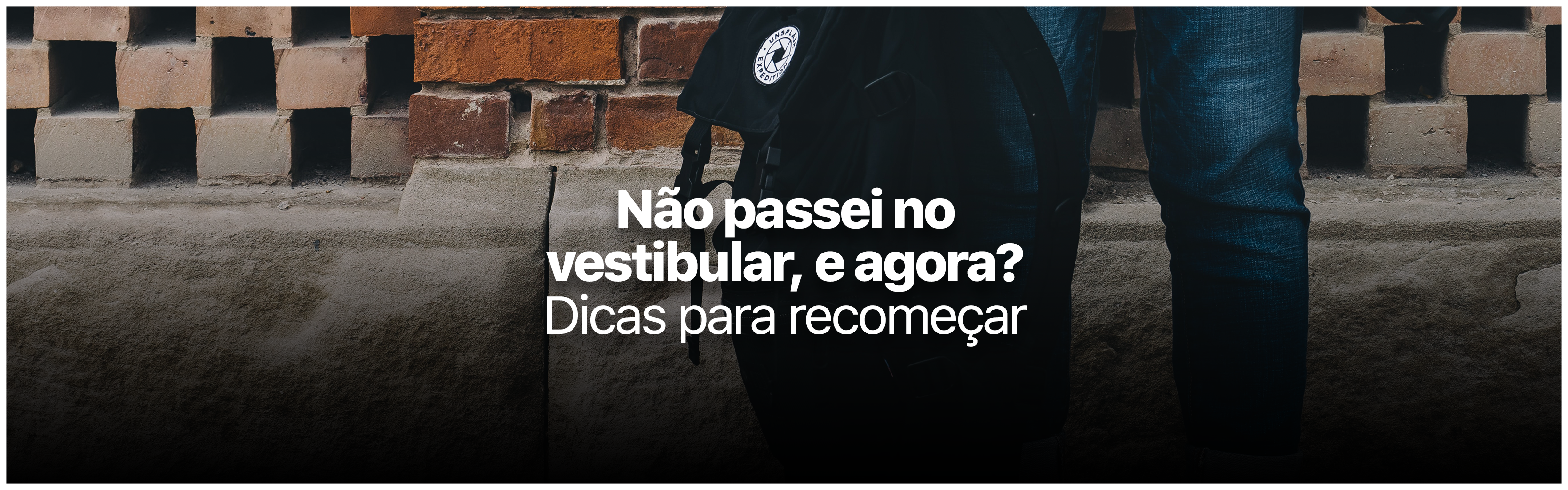 Não passei… É hora de planejar os estudos para o próximo vestibular